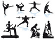 Vektor: Fitness-Sport Fitness-Sport