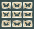 Butterflies set