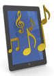 TABLET AND MUSIC - 3D