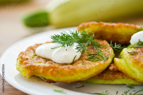 Photo: zucchini pancakes zucchini pancakes