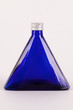 Little blue bottle isolated