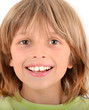 Photo: Portrait d'enfant blond souriant - 10 ans Portrait d'enfant blond souriant - 10 ans