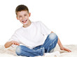 happy schoolboy