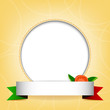 Beige background with Italian flag.