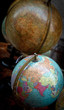 Foto: Ancient desktop globe collection Ancient desktop globe collection