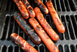 Cooking Hotdogs on the Grill