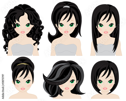 Vector: hairstyles for black hair hairstyles for black hair