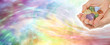 Crystal healing website header