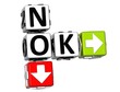 Illustration: 3D No Ok Crossword 3D No Ok Crossword