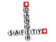 3D Danger Safety Crossword