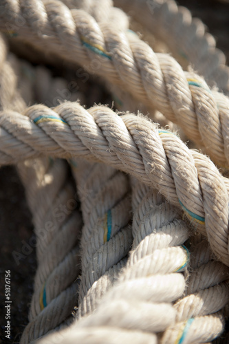 Photo: Nautical ropes Nautical ropes