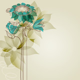 Vector flowers