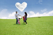 Dancing under love clouds
