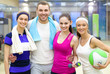 sporty people
