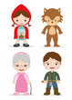 little red hood characters from tale