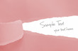 Zerrissenes Papier