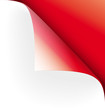 Rote Papierecke