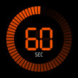 timer rund 60 sec IV