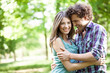 Couple in Love Outdoors