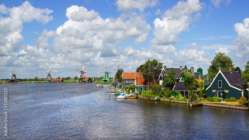 Photo: Picturesque rural landscape. Zaandijk Picturesque rural landscape. Zaandijk