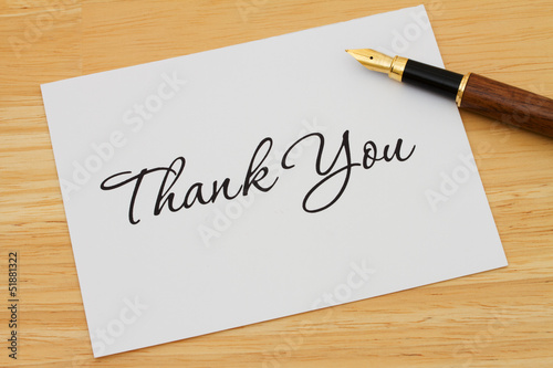 Photo: Writing a Thank You Note Writing a Thank You Note