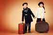 suitcase in hand