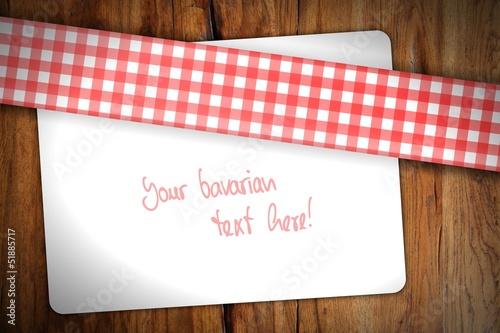 Illustration: zettl-brettl td-streifen blatt rot I zettl-brettl td-streifen blatt rot I