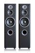 Acoustic system isolated vertically