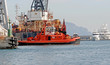 platform ship with tug ship