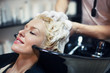 Woman Washing Hair