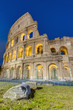 The Colosseum, or the Coliseum, amphitheatre in Rome, Italy
