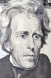Portrait of Andrew Jackson from 20 dollars bill