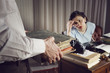 Photo: Overworked business woman Overworked business woman