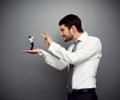 boss kicking out of the employer