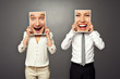 man and woman changed frames