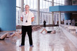 Photo: happy children group at swimming pool happy children group at swimming pool
