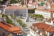 Foto: Bird view of Dom Pedro IV square (Rossio). Lisboa, Portugal Bird view of Dom Pedro IV square (Rossio). Lisboa, Portugal