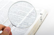 Magnifying Glass and Dictionary