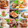 Photo: Collage of different chicken dishes Collage of different chicken dishes