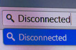 Disconnected  Text in Address Bar