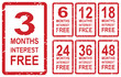 Interest Free Stamps