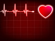 Abstract heart beats cardiogram. EPS 8