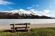 beautiful mountain landscape, lake ice, Silvaplana