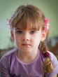 portrait of a little girl