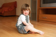 little girl crying
