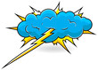 Vector: Comic Explosion Cloud Vector Illustration Comic Explosion Cloud Vector Illustration