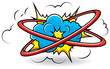 Comic Book Cloud Explosion Vector