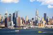 Photo: Manhattan Skyline over Hudson River, New York City Manhattan Skyline over Hudson River, New York City