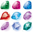 Set of diamonds