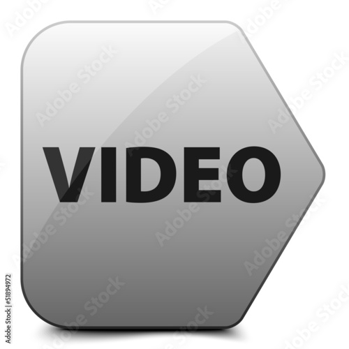 Vector: Video button Video button